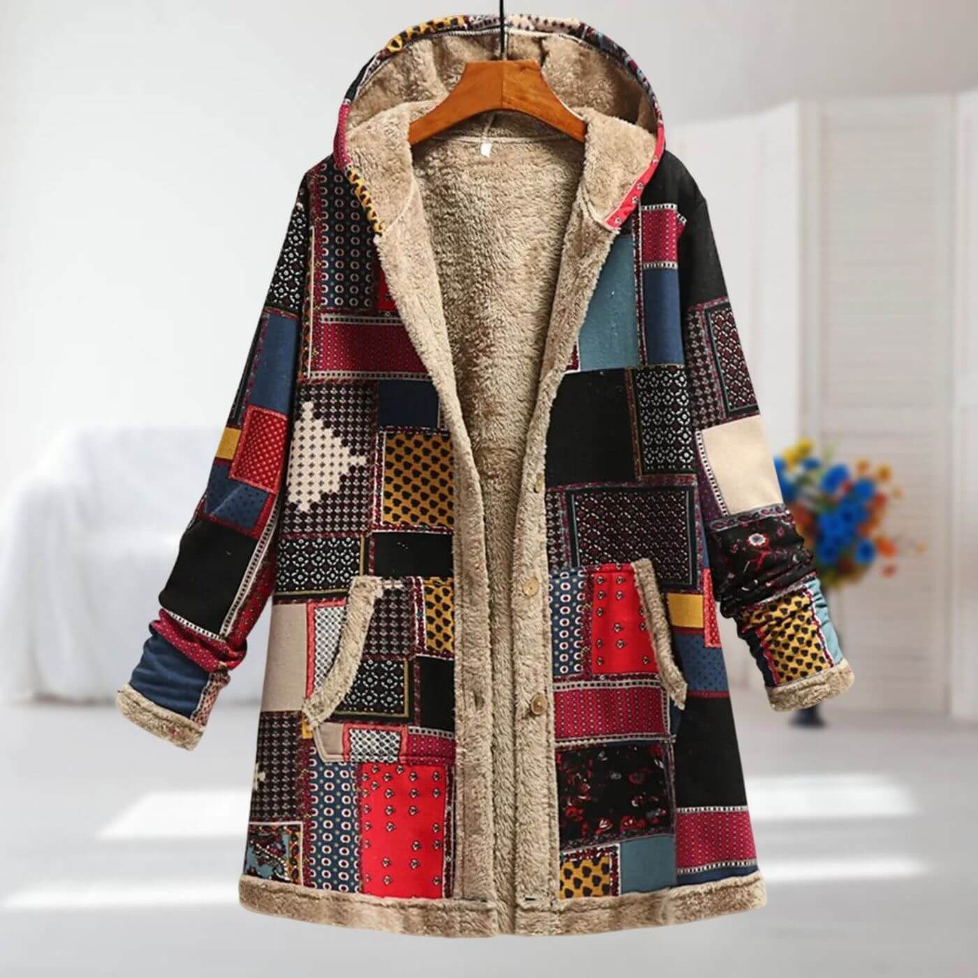 Norielle⢠Warm Floral Print Coat for Women