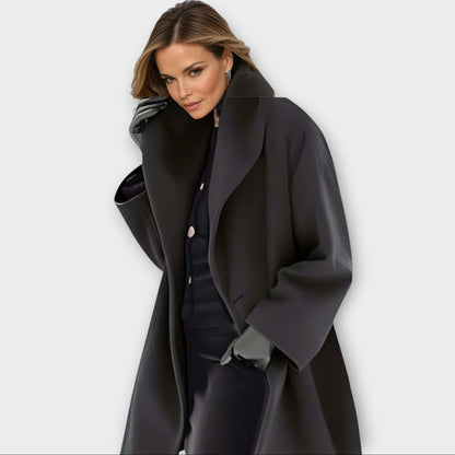 Elmarae™ Classic Silhouette Wool Coat