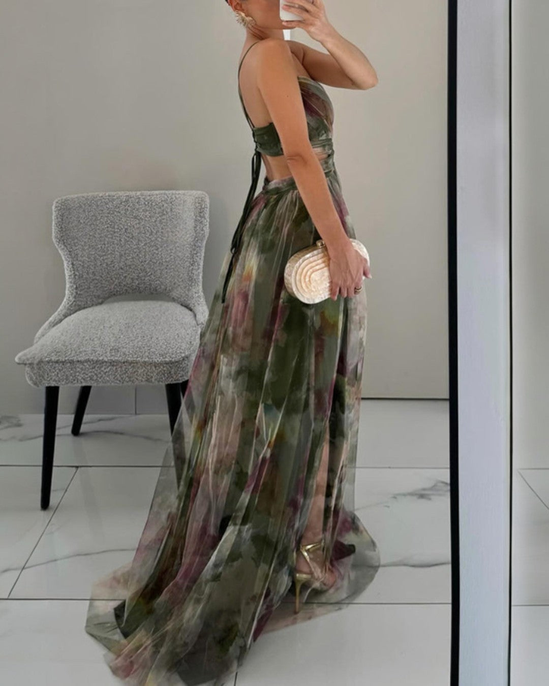 Orelavine™ Maxi Dress Charming Floral Elegant Style