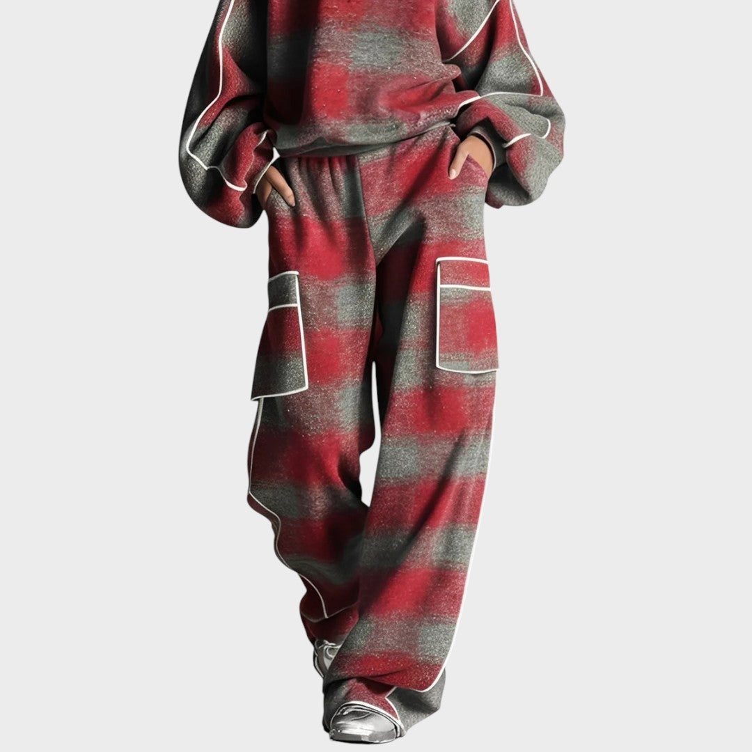 Orlena™ Modern Knit Set with Pants and Women's Sweater