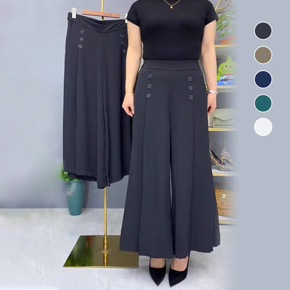Nell™ Elegant Pleated Wide Leg Pants