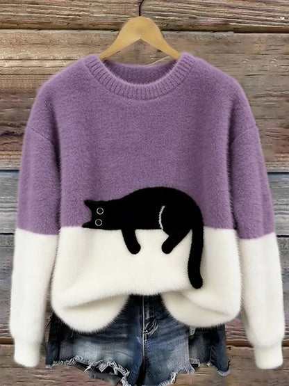 Caelania™ Minimalist Cat Hoodie