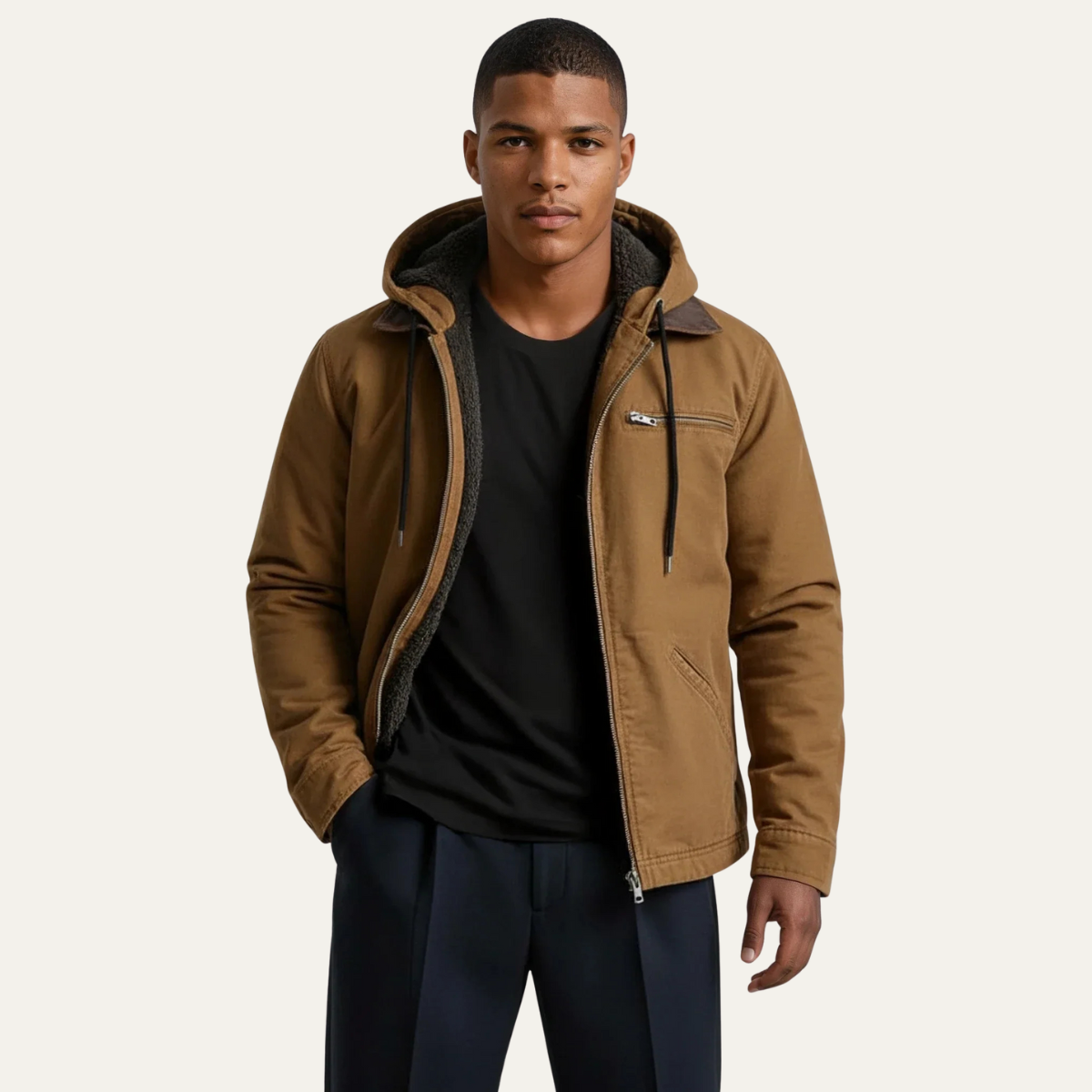 Altierié™ Modern Hoodie Jacket with Thermal Lining for Men