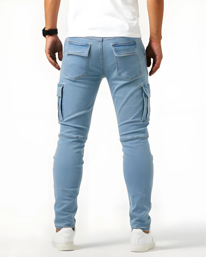 Calviero™ Dynamic Fit Navy Cargo Pants