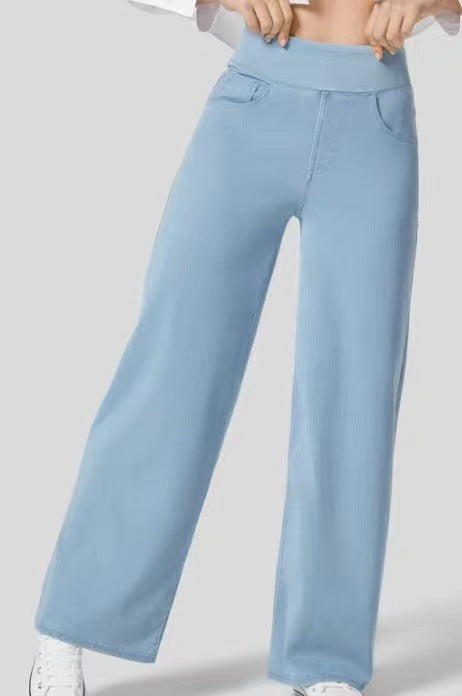 Karellea™ Wide Leg High Waist Stretch Jeans