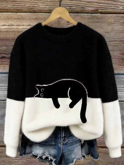 Caelania™ Minimalist Cat Hoodie