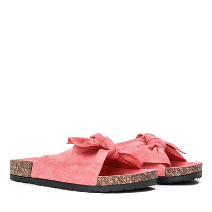 Isla™ Pink Flip Flops for Women with Bow and Summer Style