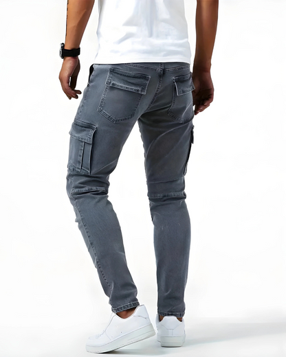 Calviero™ Dynamic Fit Navy Cargo Pants