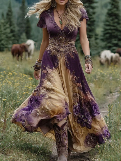 Amélique™ Floral Maxi Dress Spring Look
