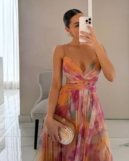 Orelavine™ Maxi Dress Charming Floral Elegant Style