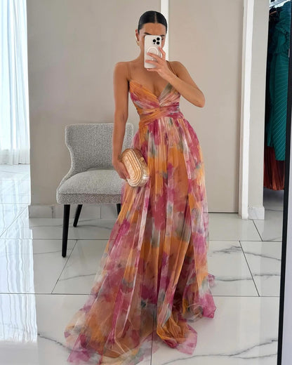 Orelavine™ Maxi Dress Charming Floral Elegant Style