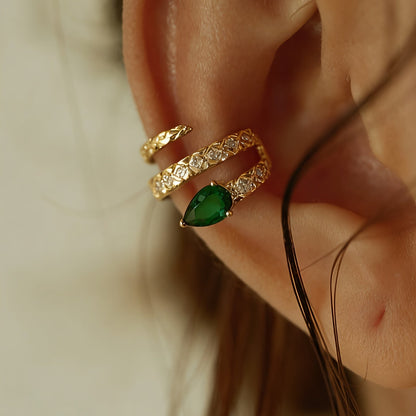 Seren™ Snake Charm Cuff Earring