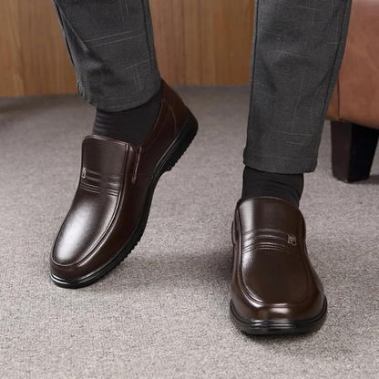 Falviero™ Men's Leather Shoes with Classic Style