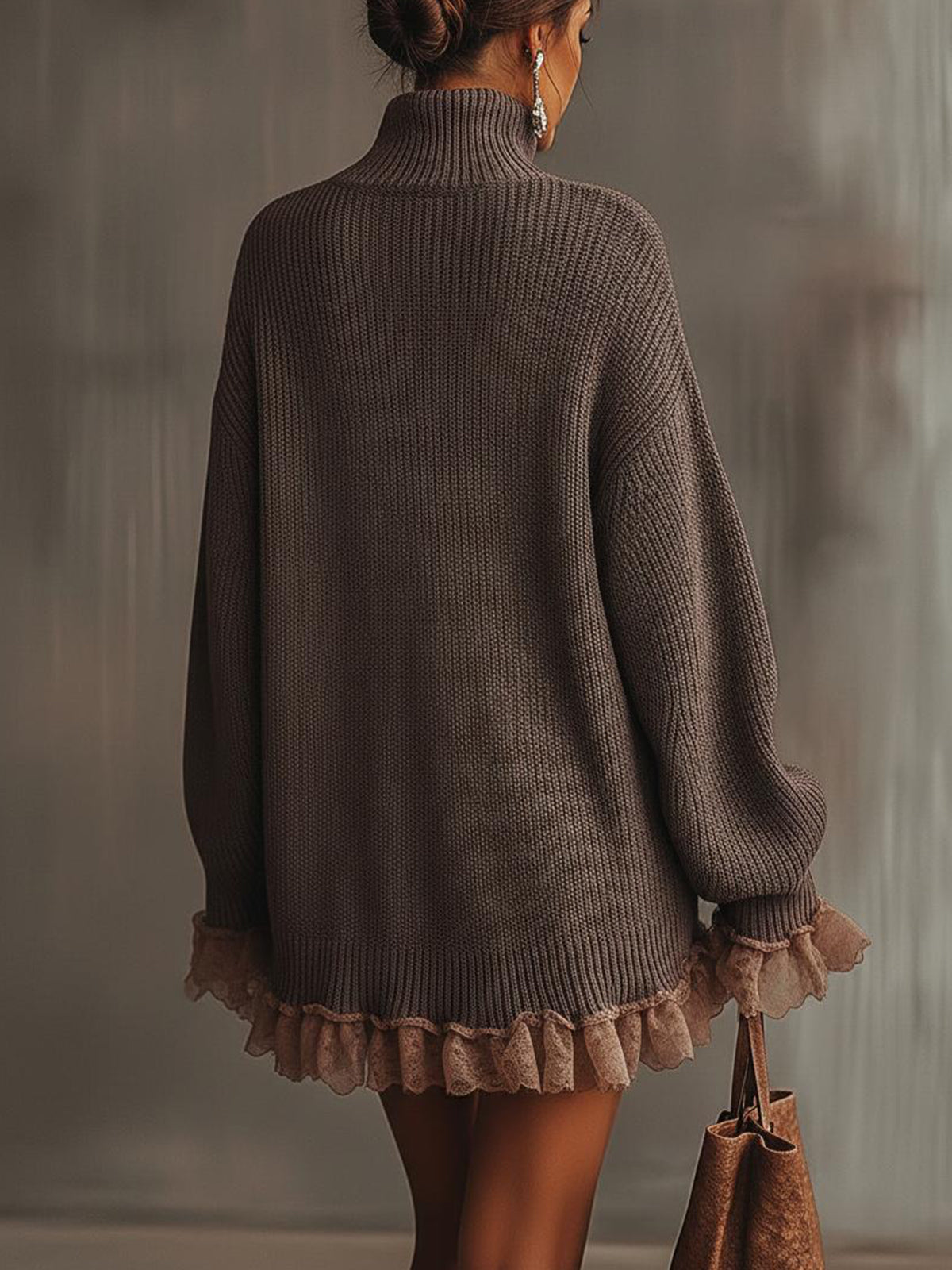 Ellyra™ Romantic Ruffled Knit Dress