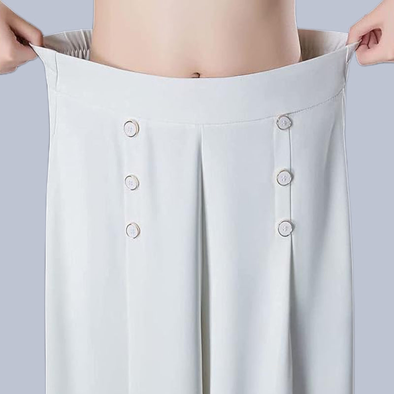 Nell™ Elegant Pleated Wide Leg Pants