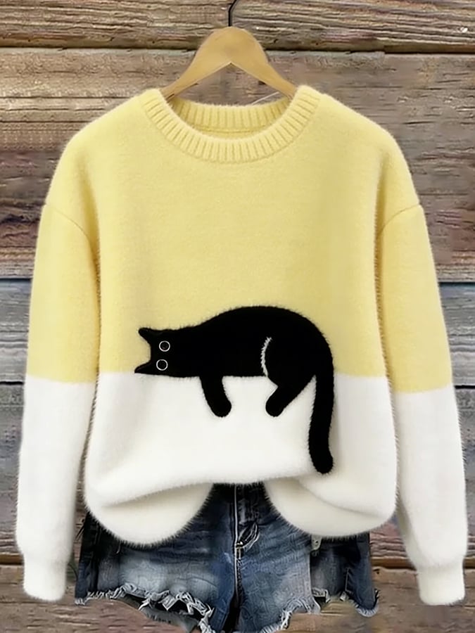 Caelania™ Minimalist Cat Hoodie