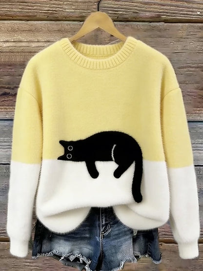 Caelania™ Minimalist Cat Hoodie