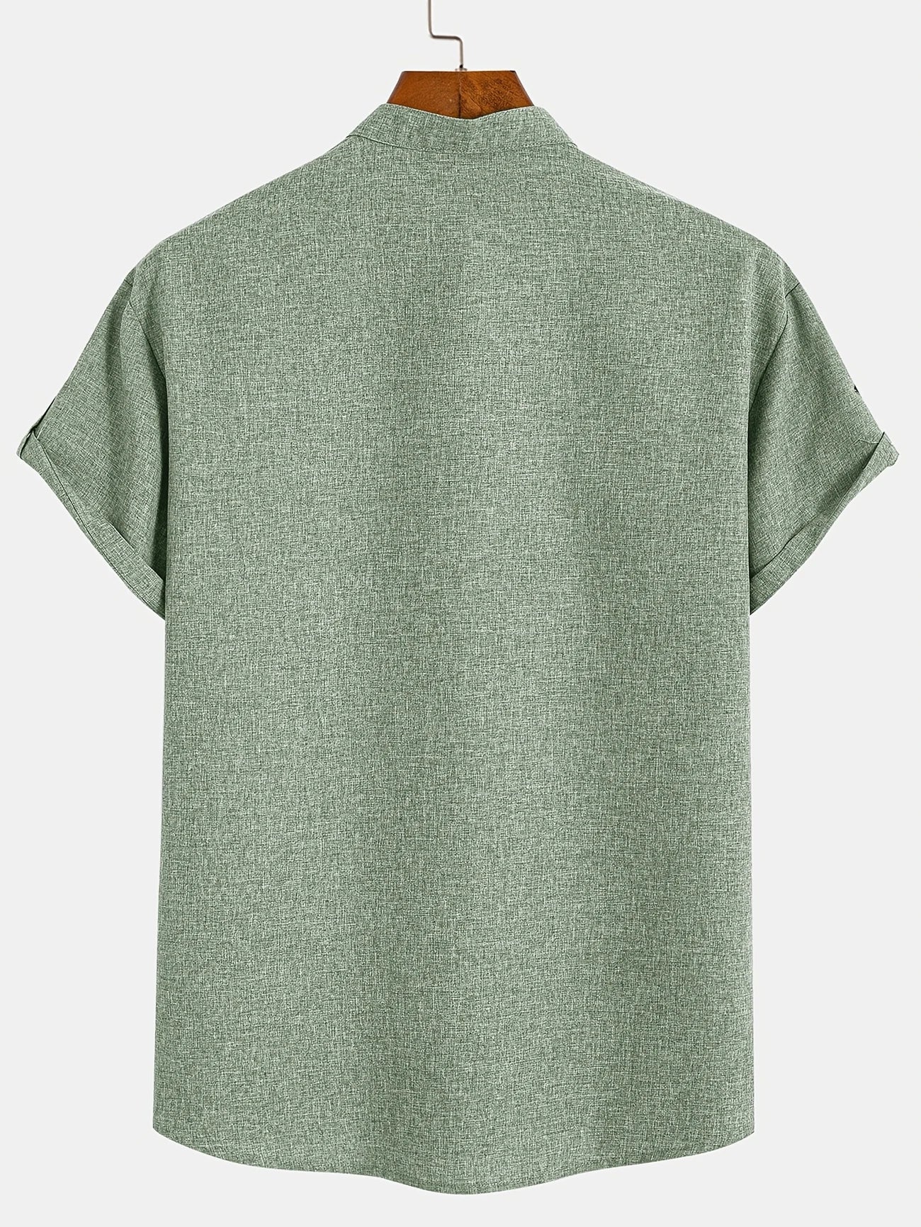Hayes™ Elegant Short-Sleeve High-Collar Shirt