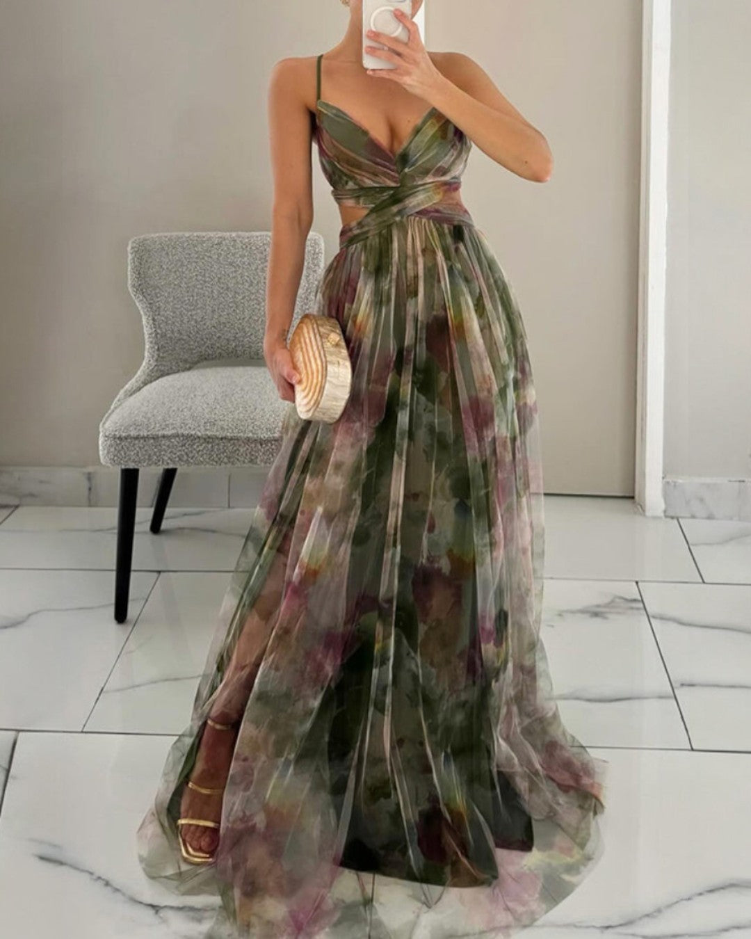 Orelavine™ Maxi Dress Charming Floral Elegant Style
