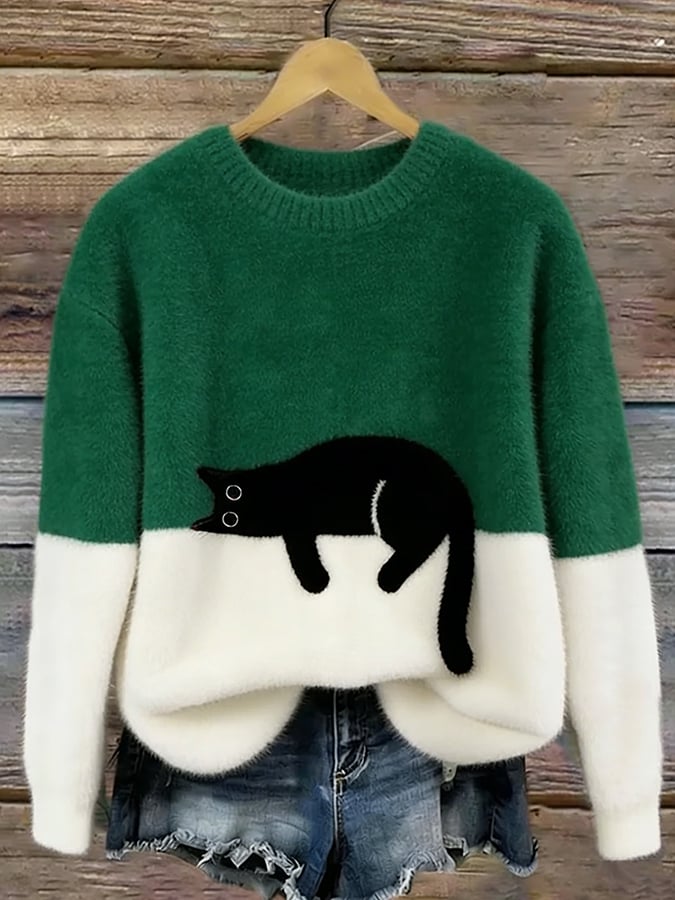Caelania™ Minimalist Cat Hoodie