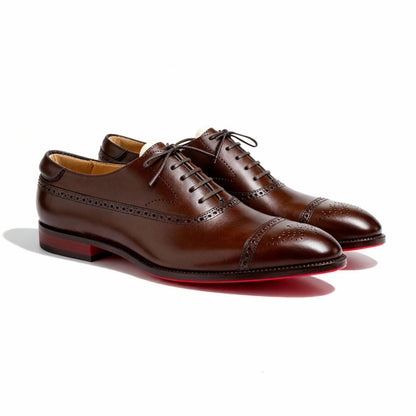 Valcero™ Classic Oxford Brogue Shoe in Leather