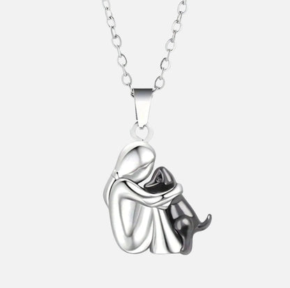 Novira™ Collar with Eternal Hug Pendant for Pets