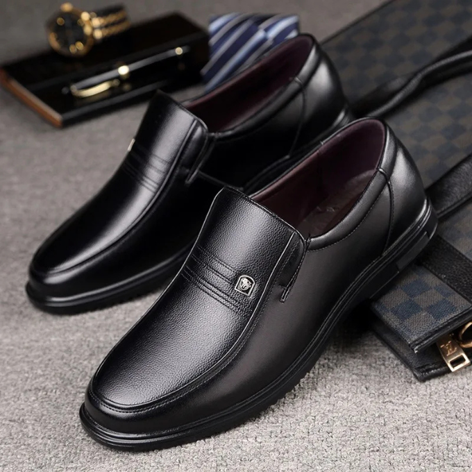 Falviero™ Men's Leather Shoes with Classic Style