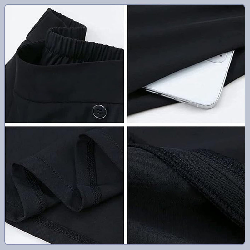 Nell™ Elegant Pleated Wide Leg Pants