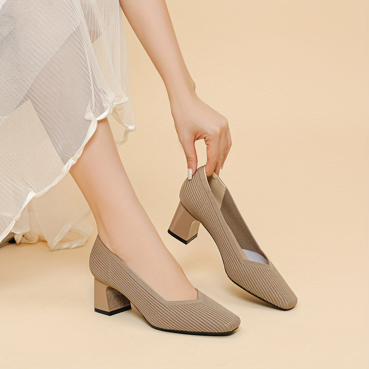 Yvaine™ Comfortable Heels with Stable Support for a Pain-Free Fit