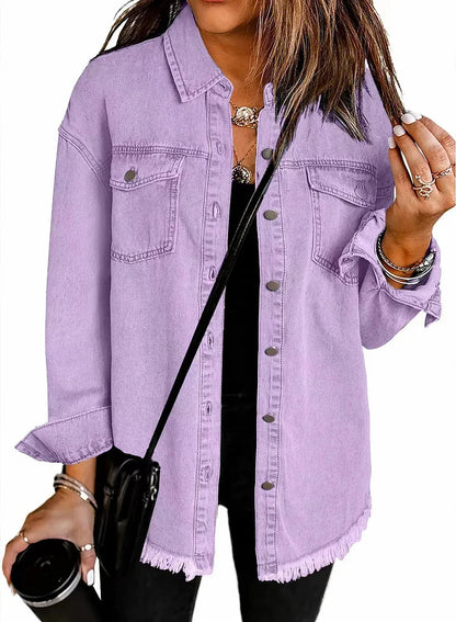 Sorellea™ Classic Denim Jacket for Women - Daily Use