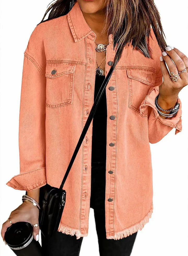 Sorellea™ Classic Denim Jacket for Women - Daily Use