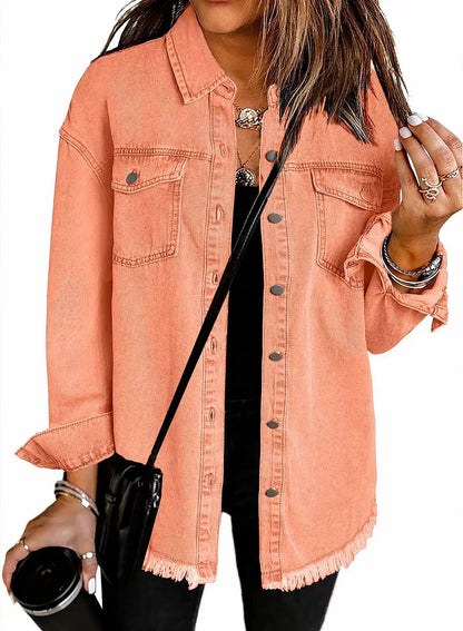 Sorellea™ Classic Denim Jacket for Women - Daily Use