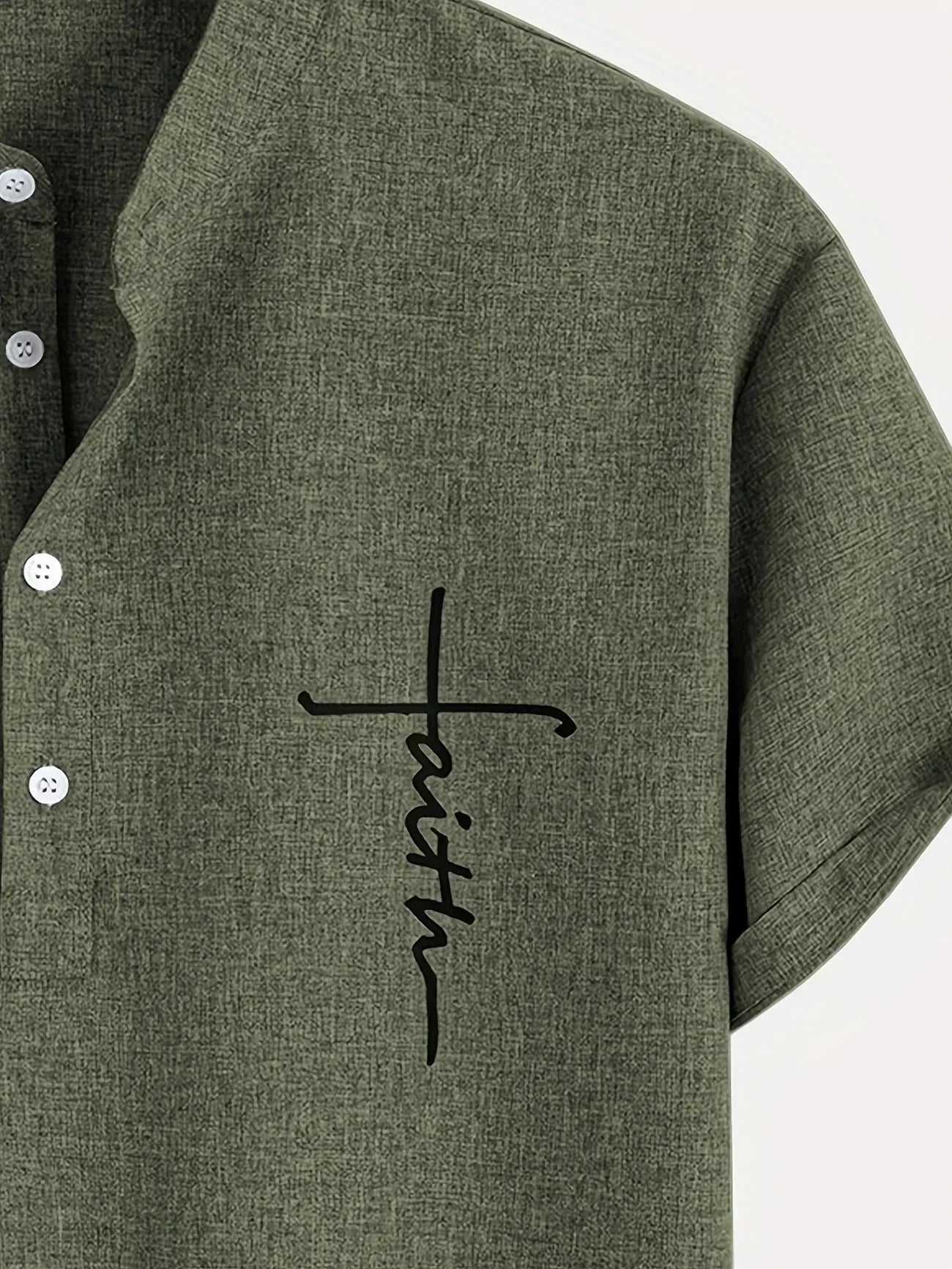 Hayes™ Elegant Short-Sleeve High-Collar Shirt