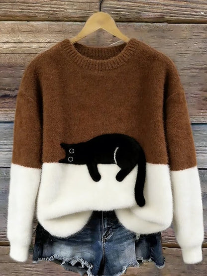 Caelania™ Minimalist Cat Hoodie