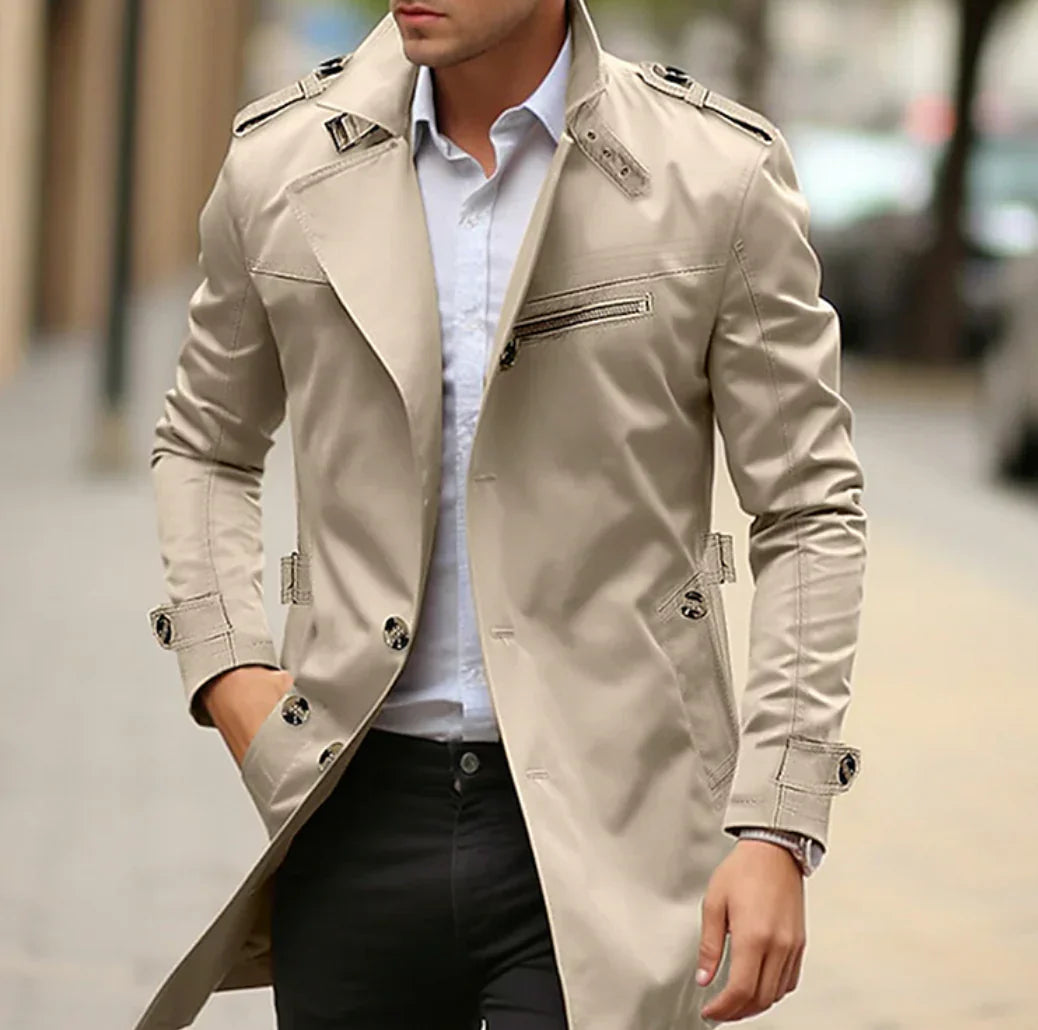 Belvaro™ Lightweight Gabardine for Men Modern Style