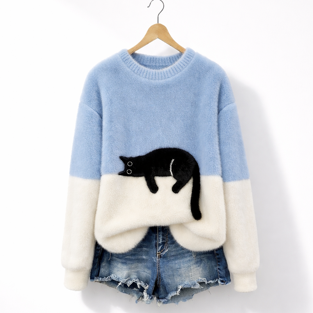 Caelania™ Minimalist Cat Hoodie