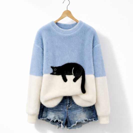 Caelania™ Minimalist Cat Hoodie