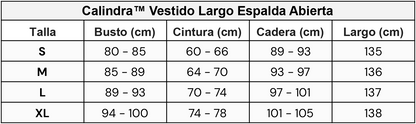 Calindra™ Long Dress with Open Back