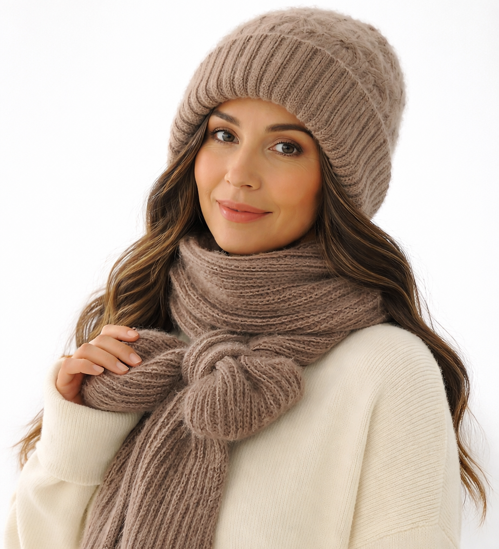Solmira™ Windproof Polar Hat and Scarf