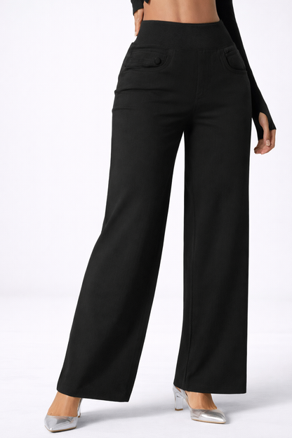 Karellea™ Wide Leg High Waist Stretch Jeans