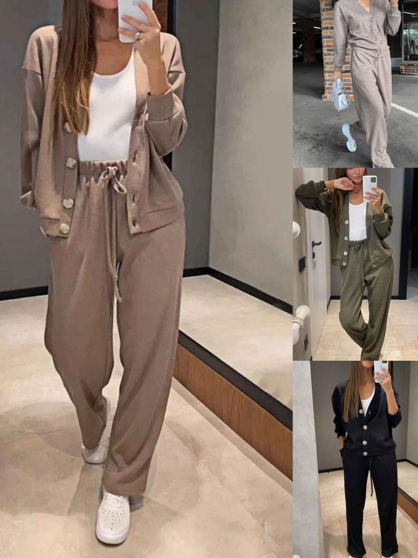 Oristine™ Knit Set with Cardigan and Giulia Pants