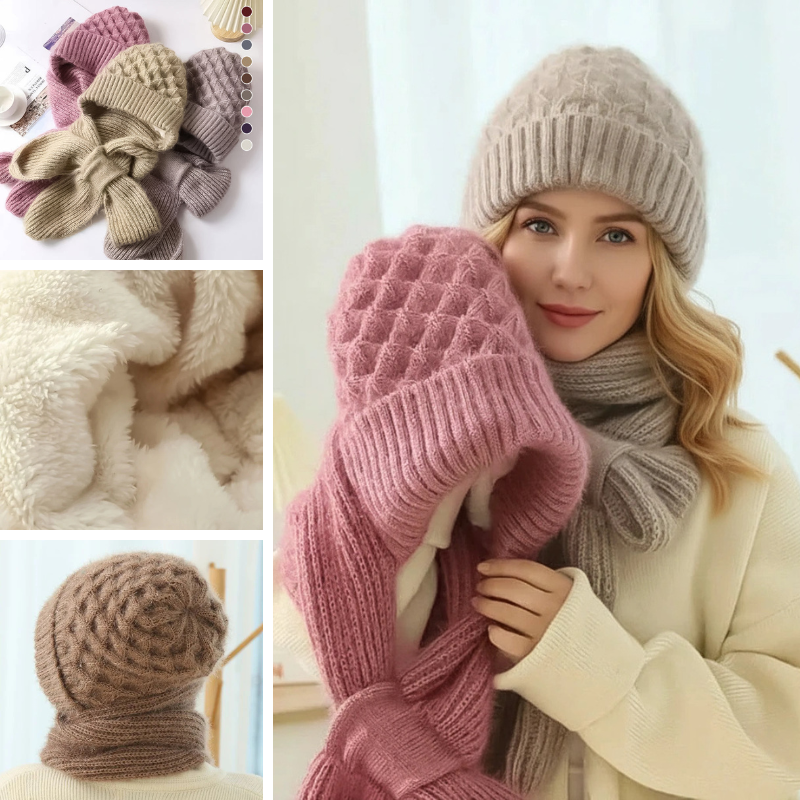 Solmira™ Windproof Polar Hat and Scarf