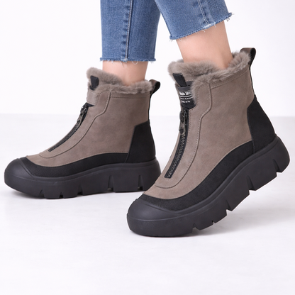 Evorae™ Waterproof Snow Boots with Zipper