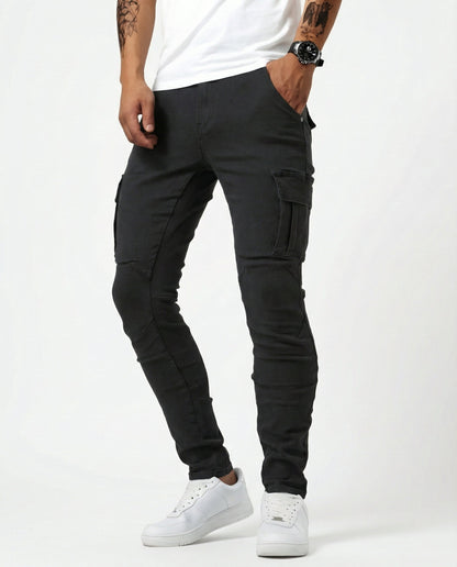 Calviero™ Dynamic Fit Navy Cargo Pants