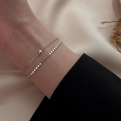 Siennae™ Double Layered Bracelet with Elegant Design and Delicate Fit