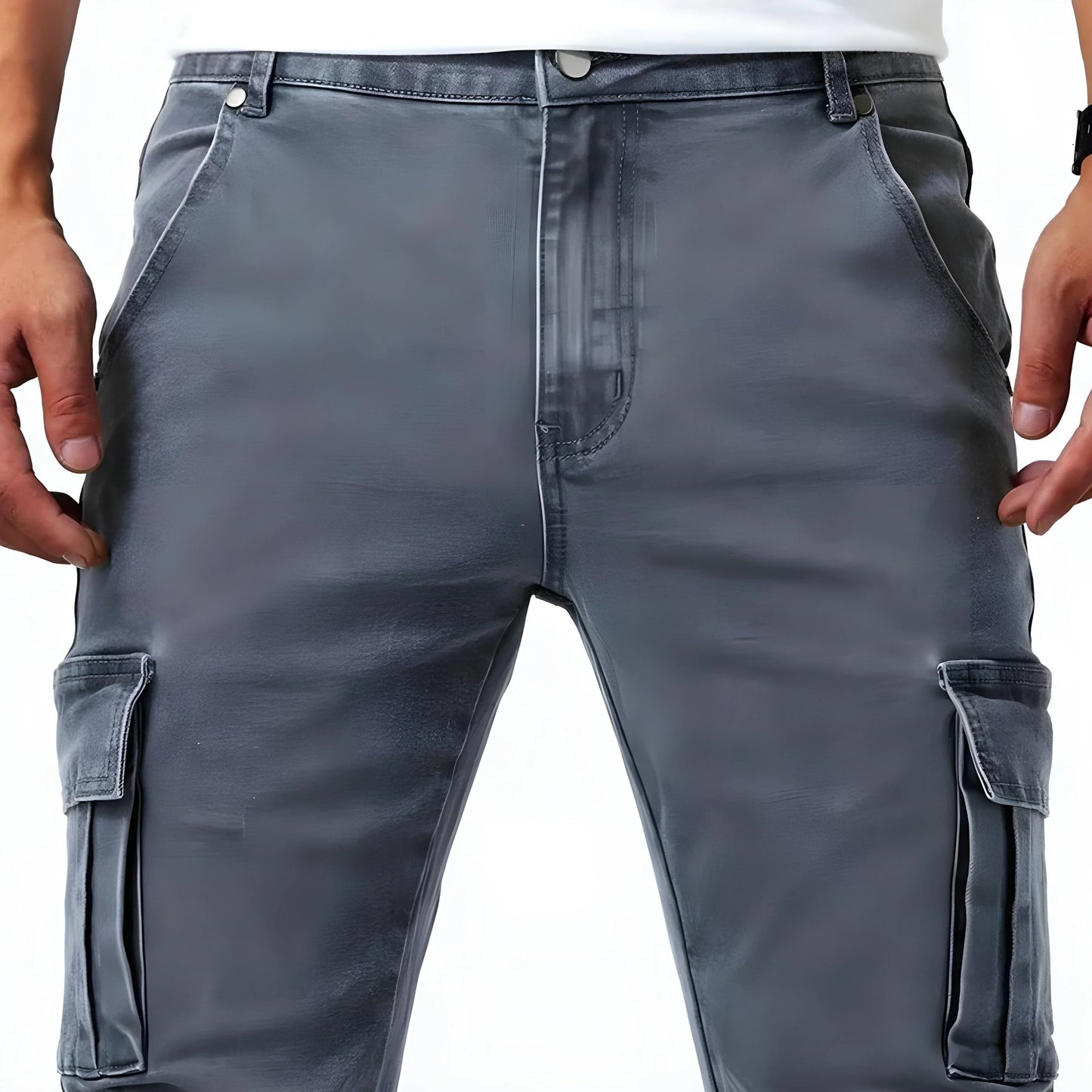 Calviero™ Dynamic Fit Navy Cargo Pants