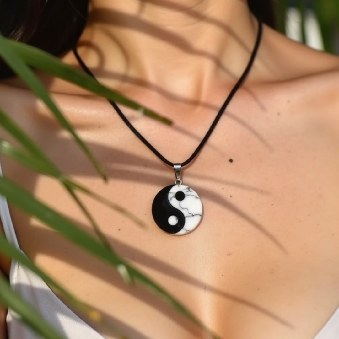 Lumay™ Dual Natural Yin-Yang Pendant