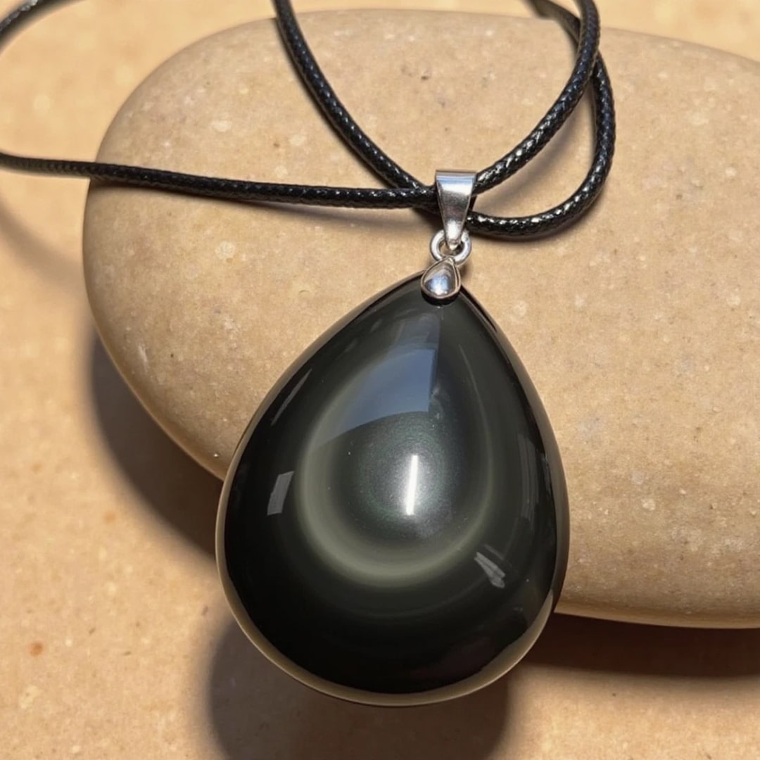 Skye™ Celestial Eye Obsidian Pendant