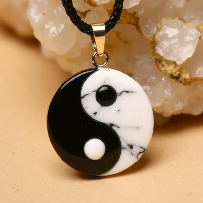 Lumay™ Dual Natural Yin-Yang Pendant