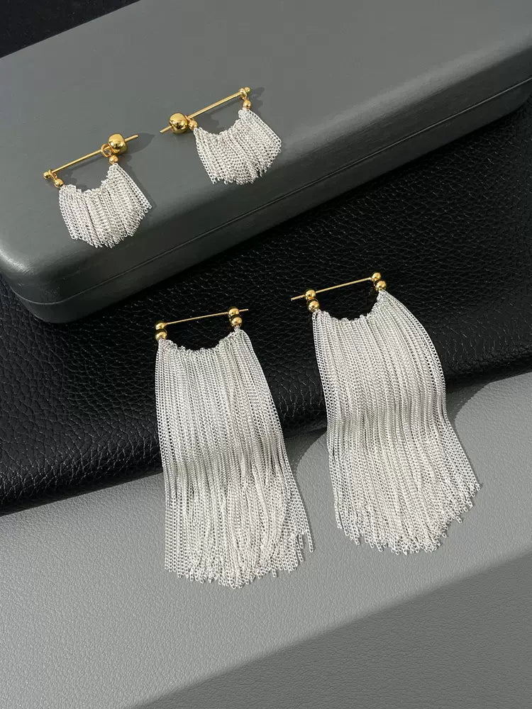 Ursa™ Earrings, Necklace, Bracelet with Cascade Tassels